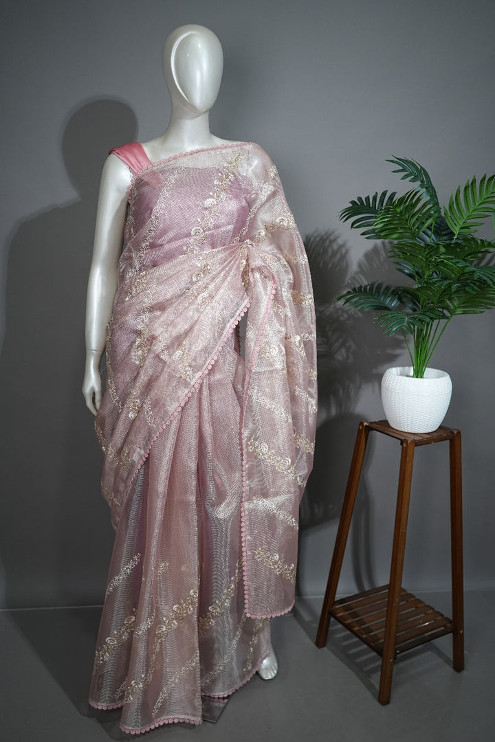 Tissue Mix Saree TSA1715