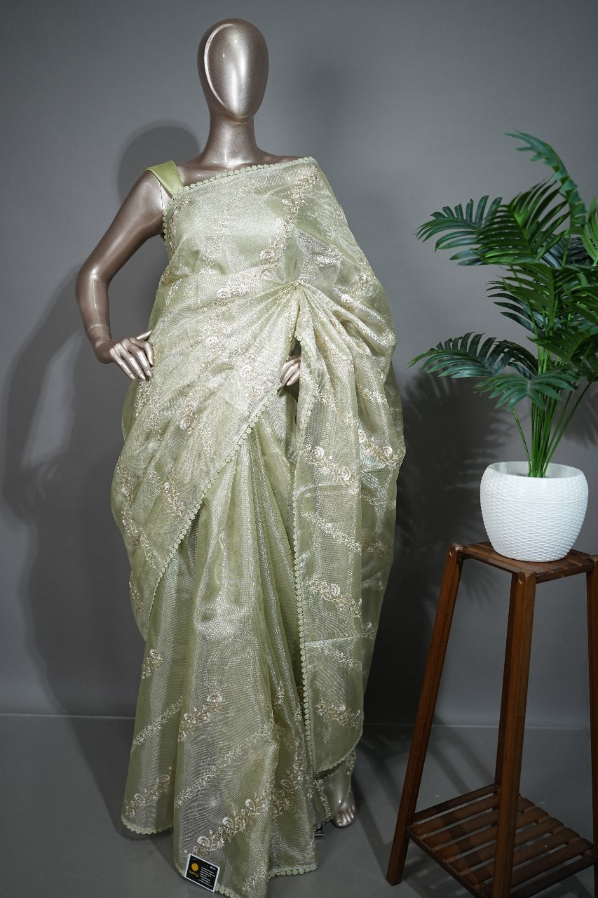 Tissue Mix Saree TSA1715