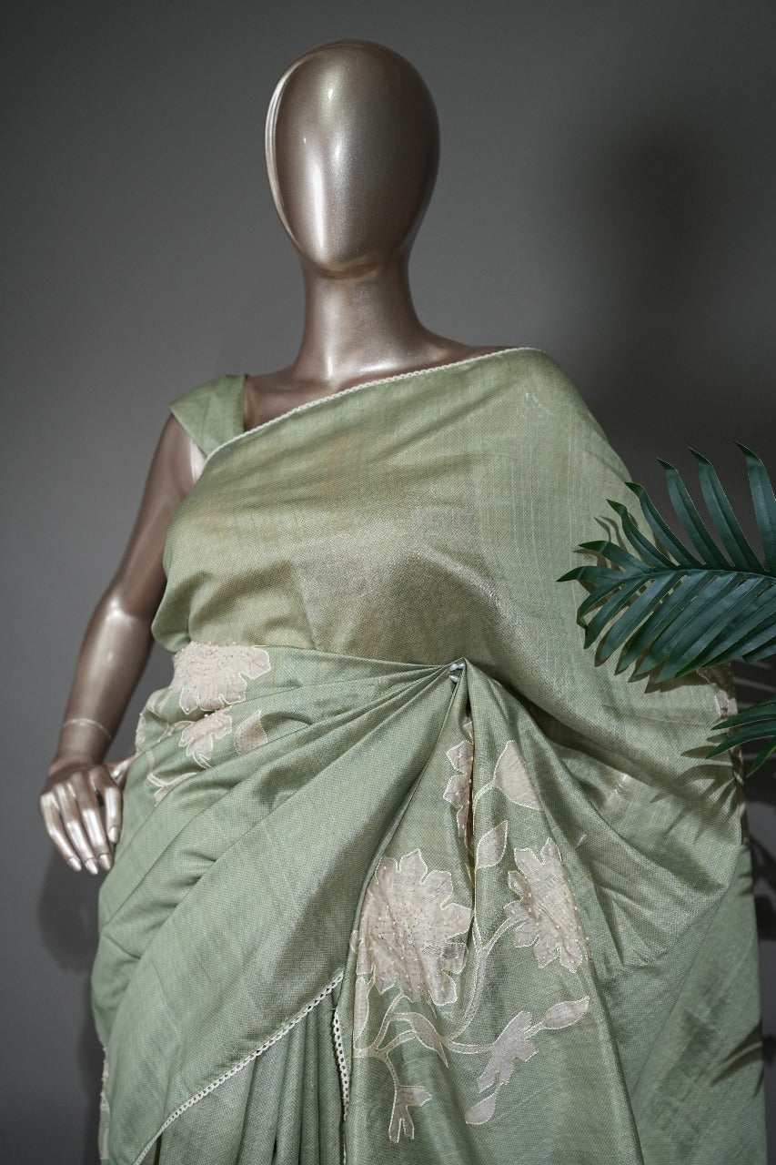 Semi Silk Saree TSA1729