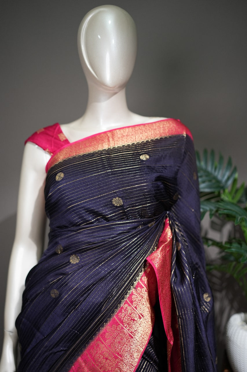 Semi Silk Saree TSA1797