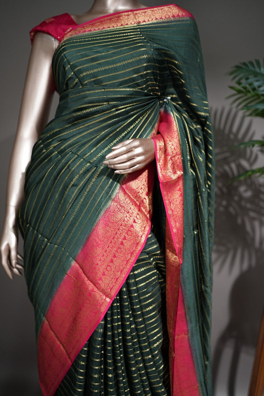 Semi Silk Saree TSA1797