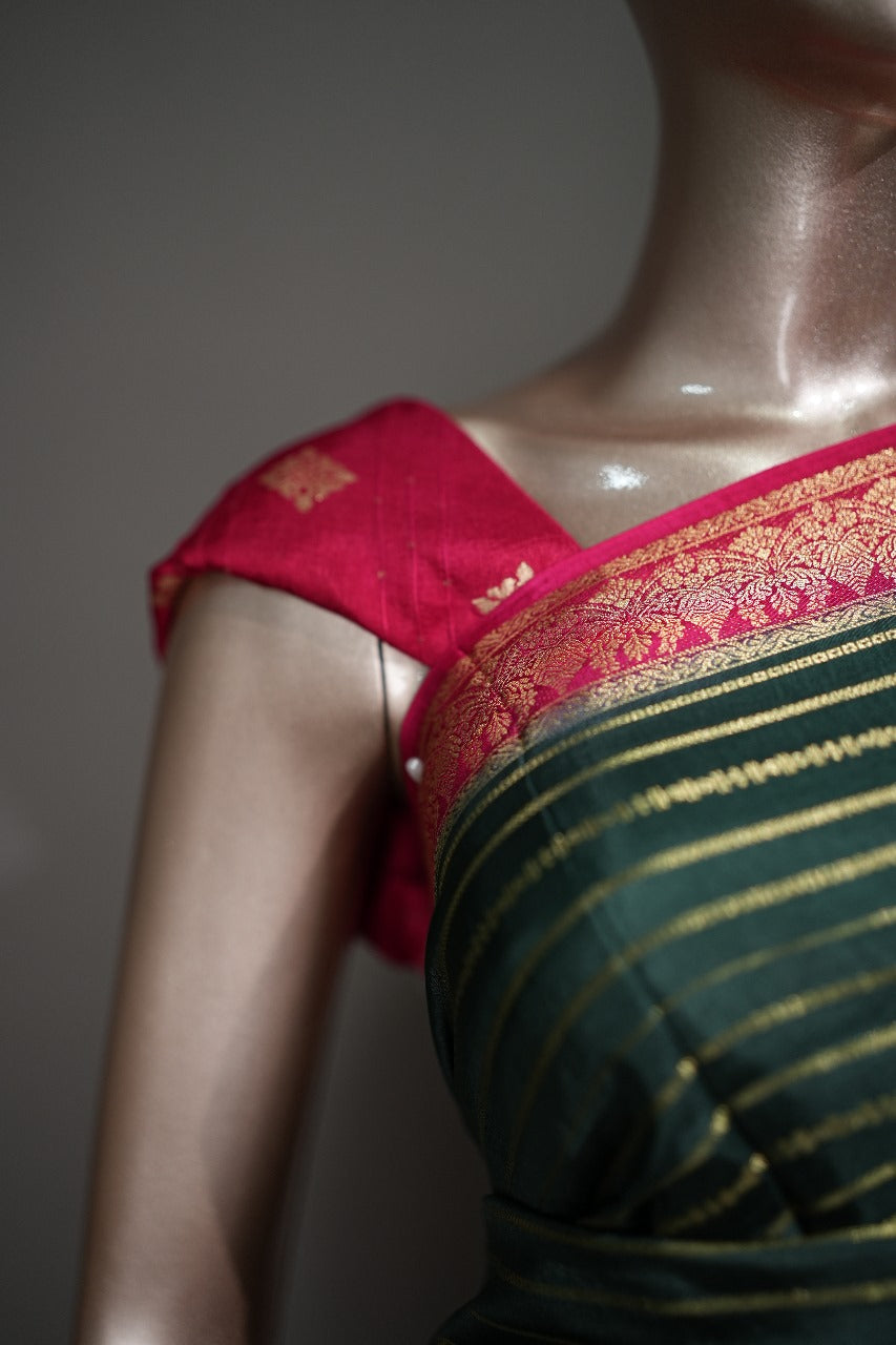 Semi Silk Saree TSA1797