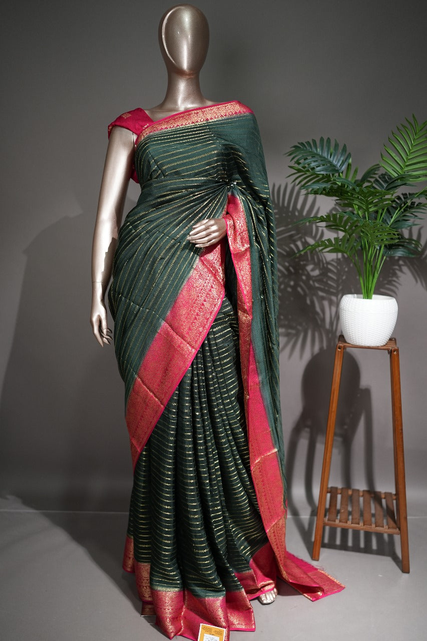 Semi Silk Saree TSA1797