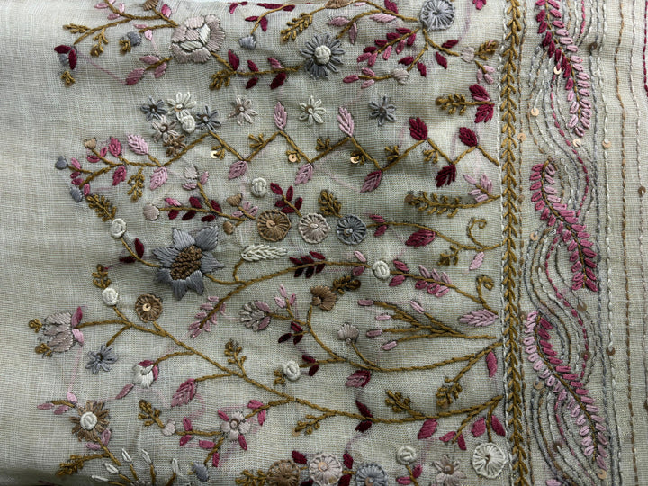 Linen Tissue Saree TSA1810