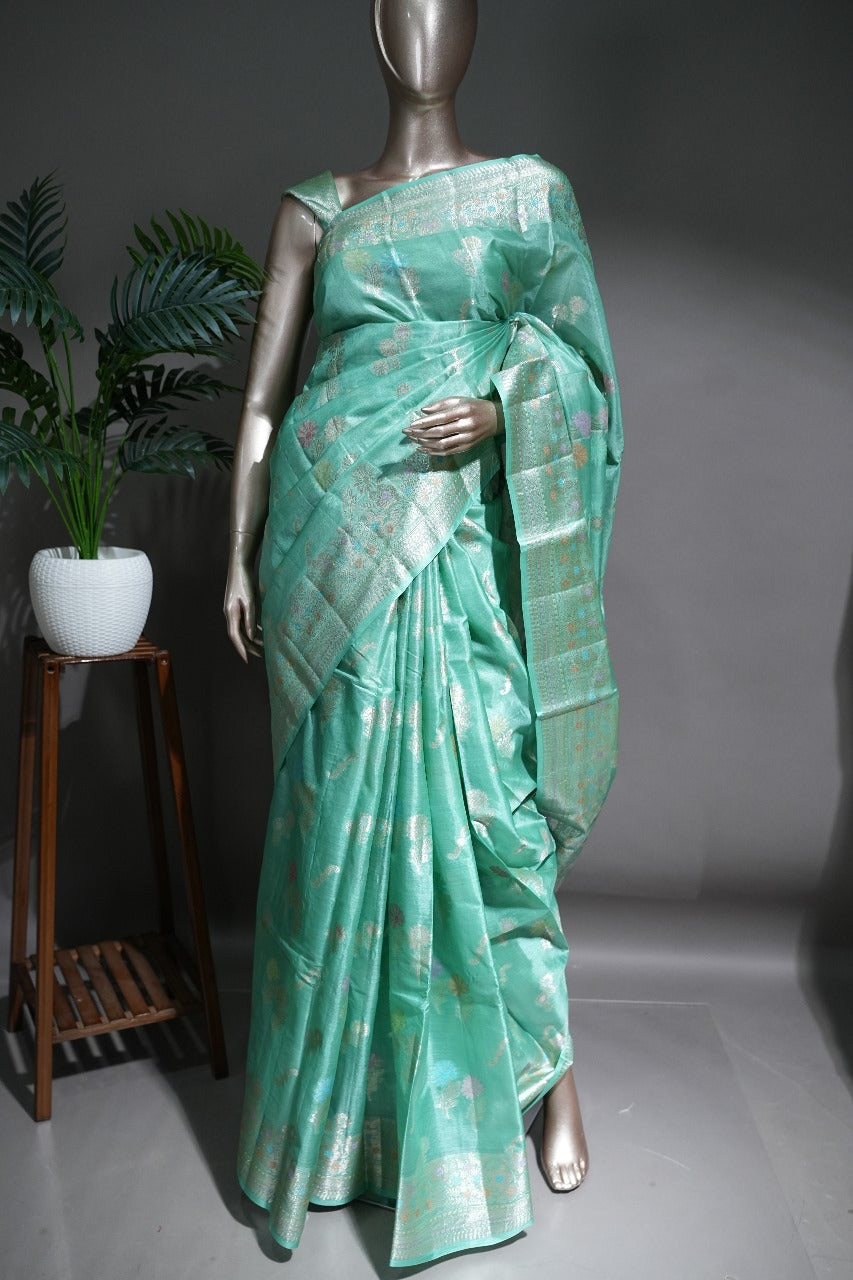 Tussar Silk Saree TSA1843