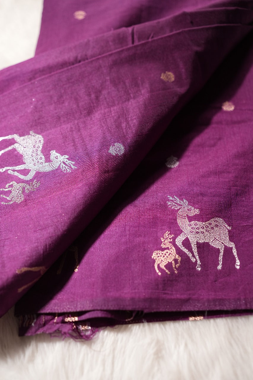 Semi Silk Saree TSA1849