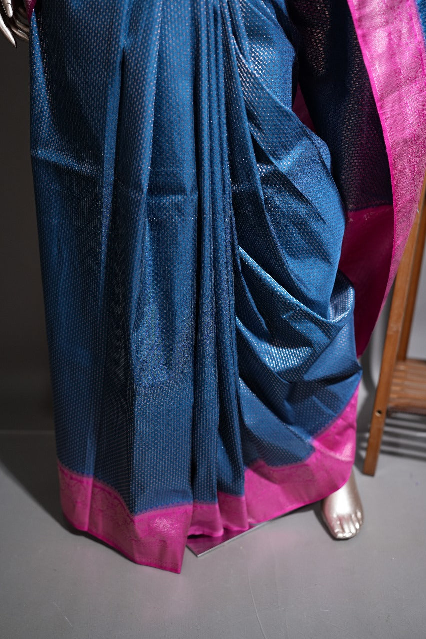 Semi Silk Saree TSA1856