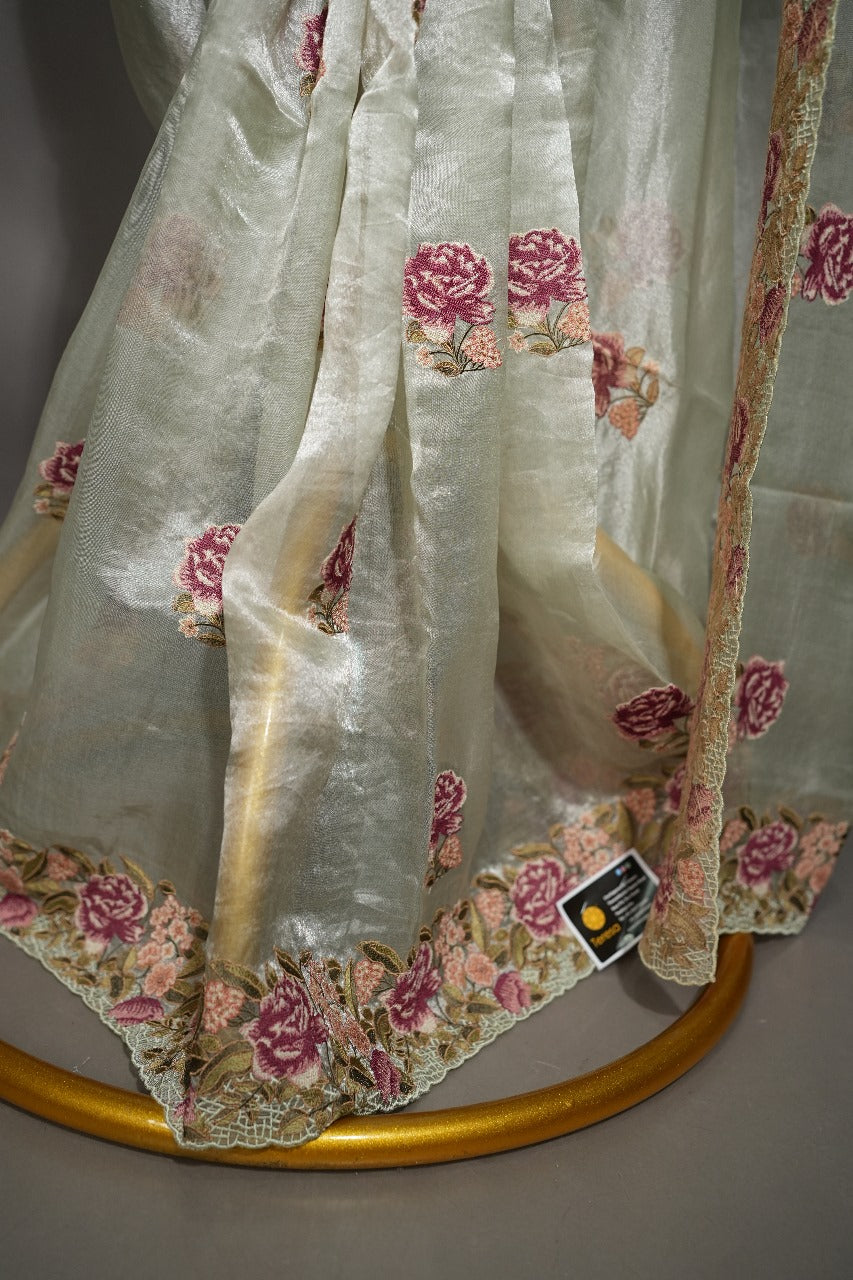 Tissue Organza Saree TSA1931