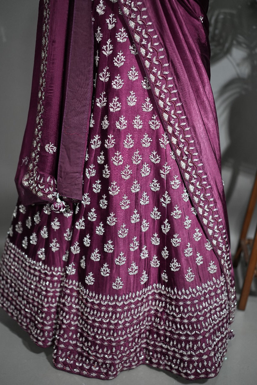 Semi Stitched Lehenga TLH219