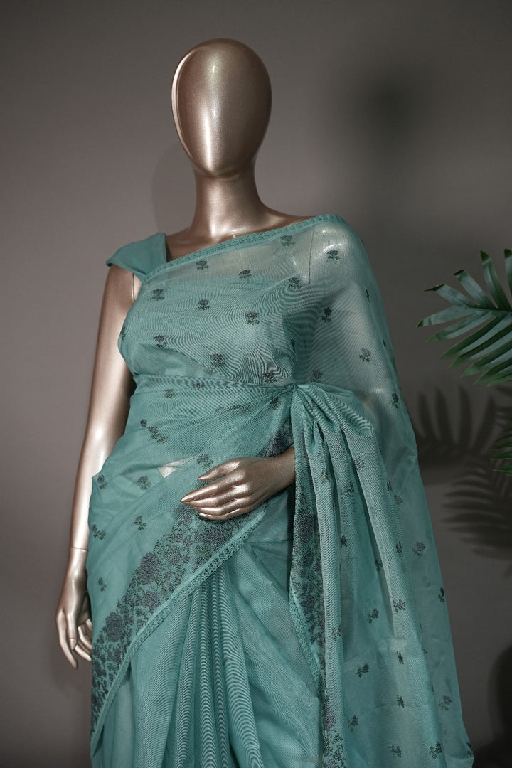 Tissue  Linen Saree TSA1950