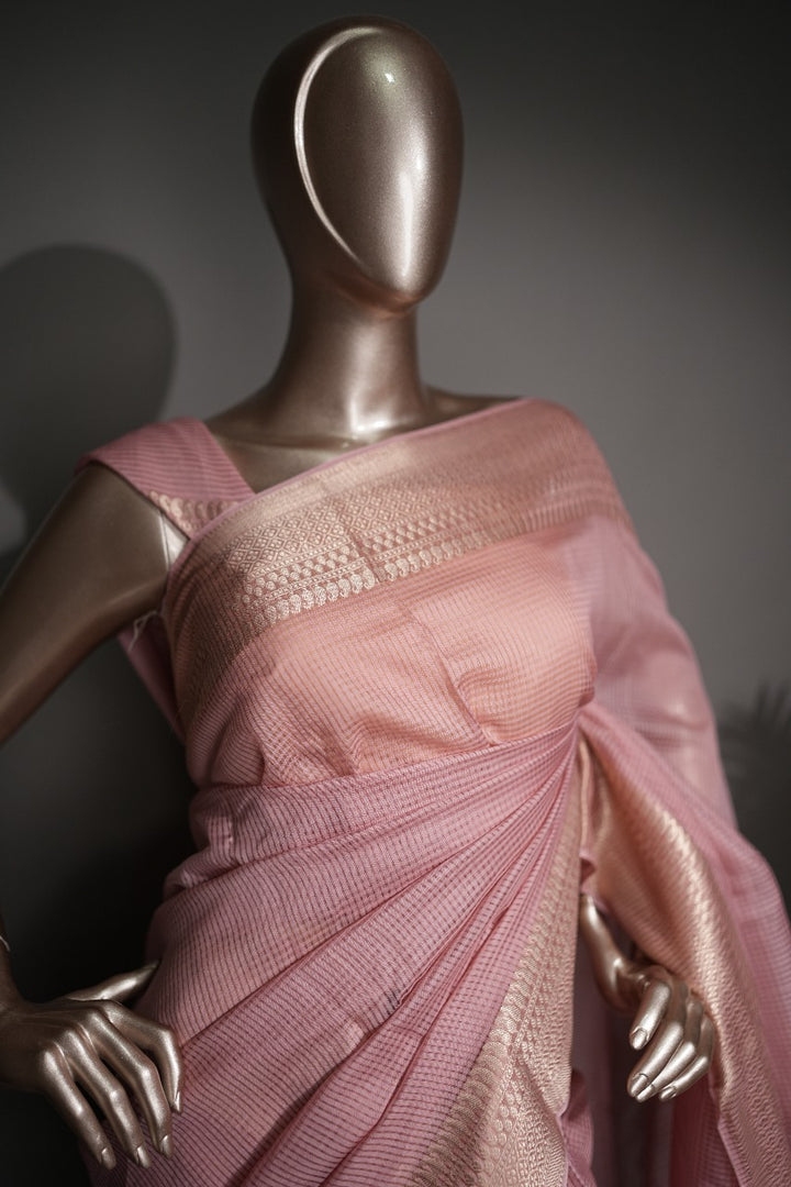 Kora Chanderi Silk Saree TSA1966