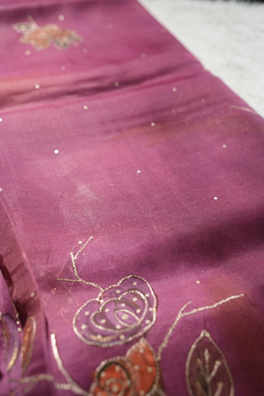 Organza Saree TSA1987