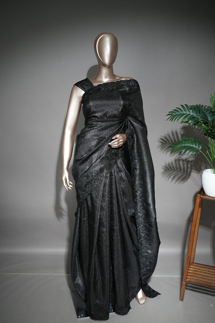 Crushed Organza Saree TSA2057