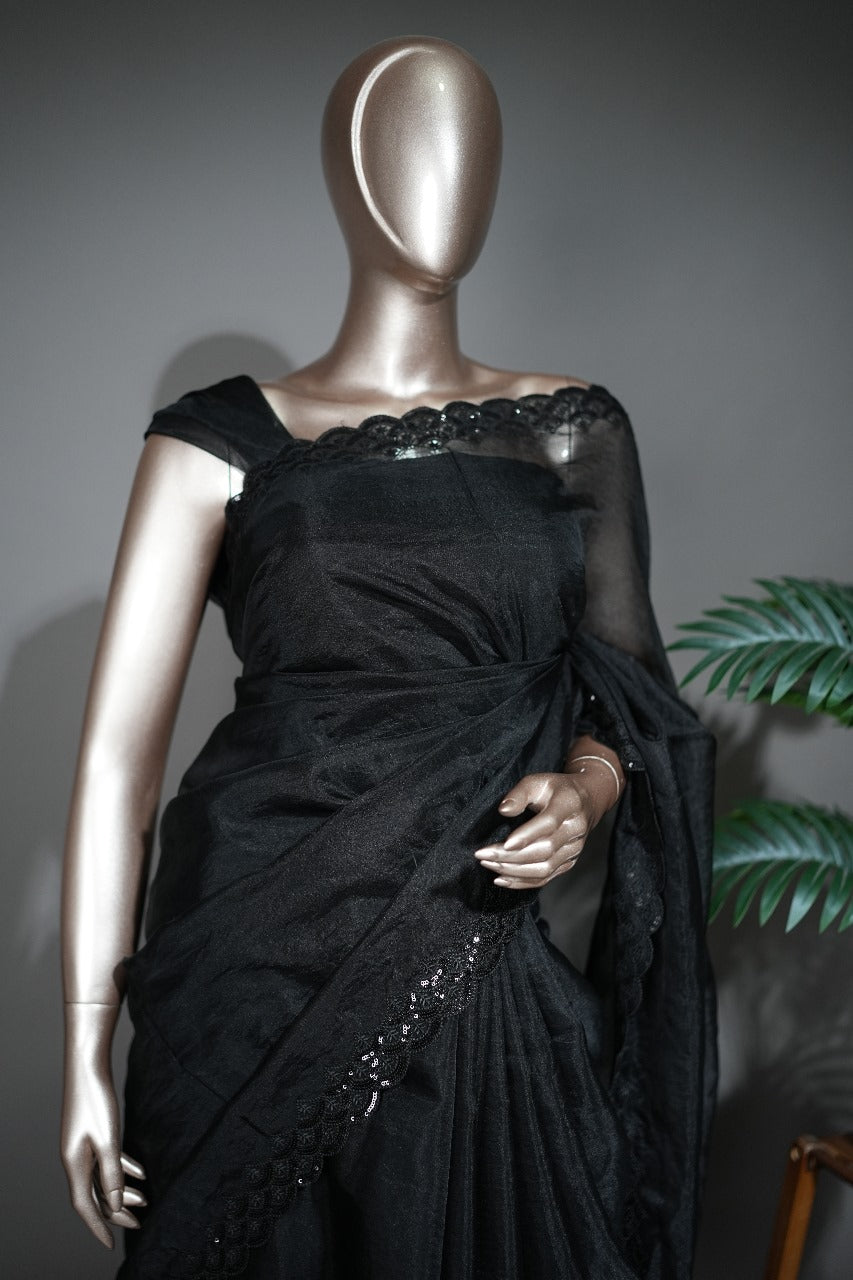 Organza Saree TSA2090