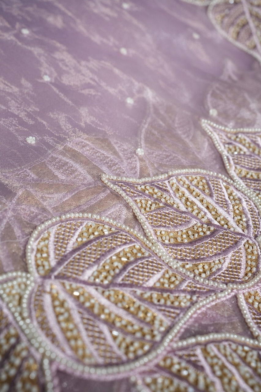 Glass Organza Saree TSA2092