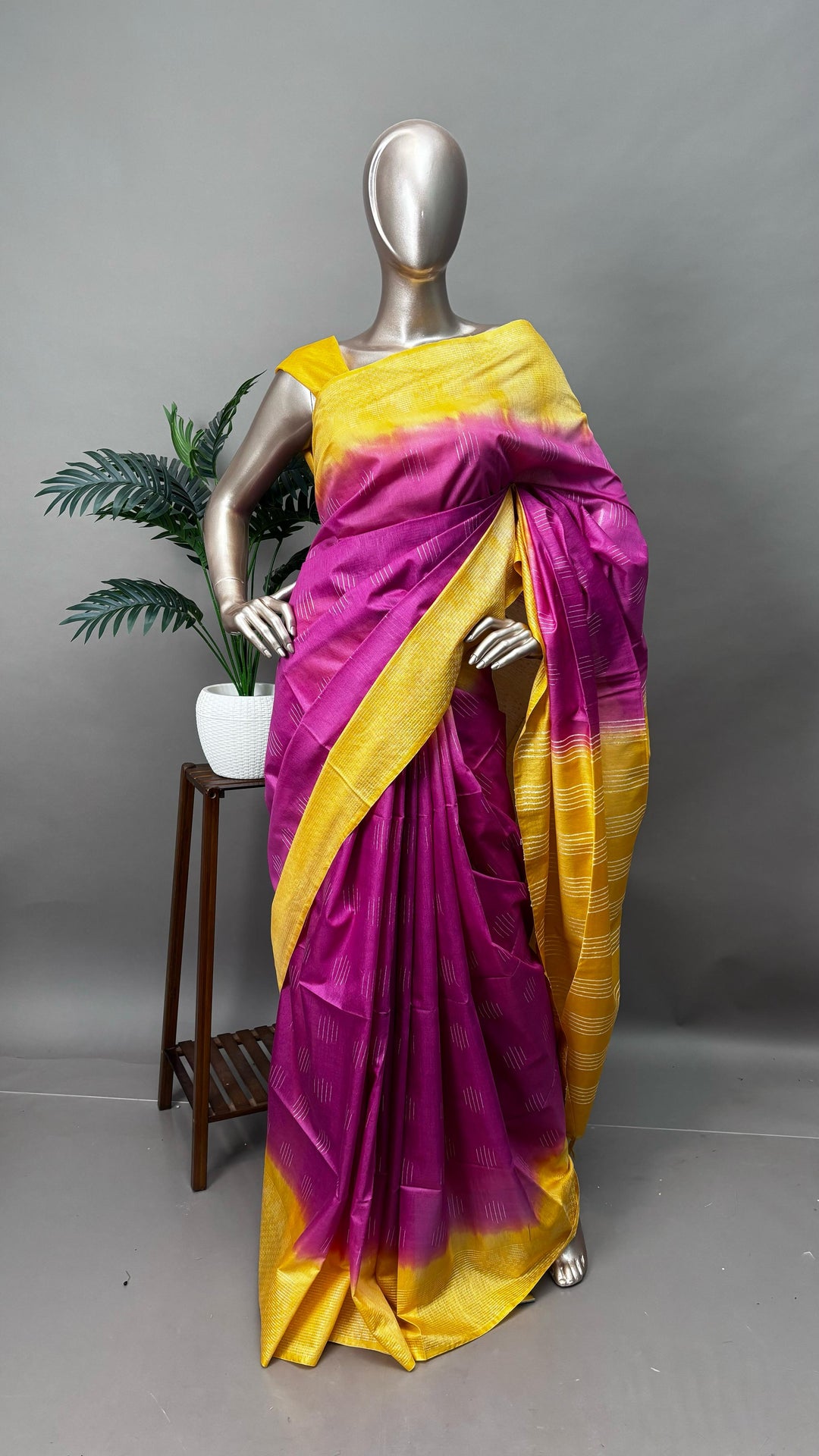 Semi Tussar Saree TSA2134