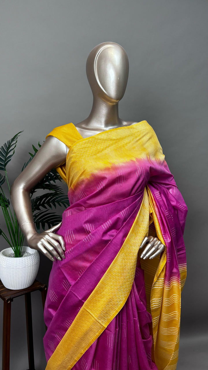 Semi Tussar Saree TSA2134