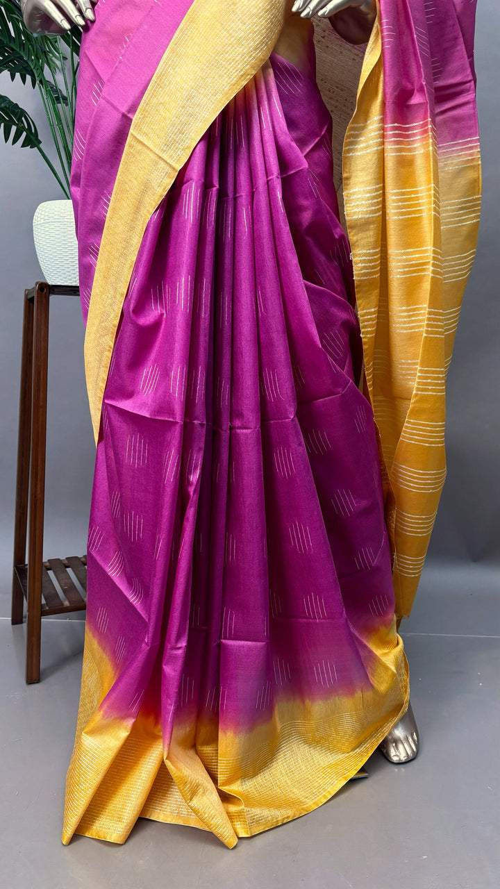 Semi Tussar Saree TSA2134