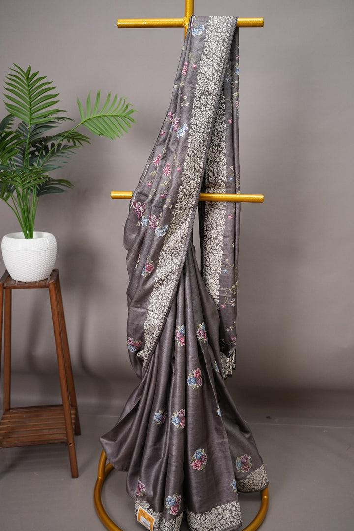 Pure Tussar Saree TSA2295