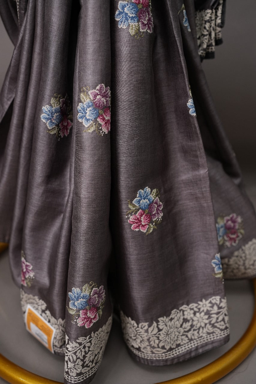 Pure Tussar Saree TSA2295