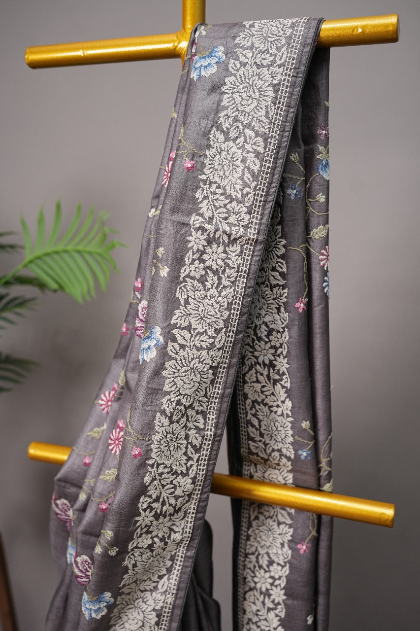 Pure Tussar Saree TSA2295