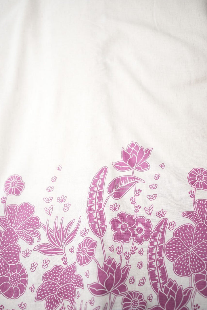 Flax Cotton Printed Materials TRF2367
