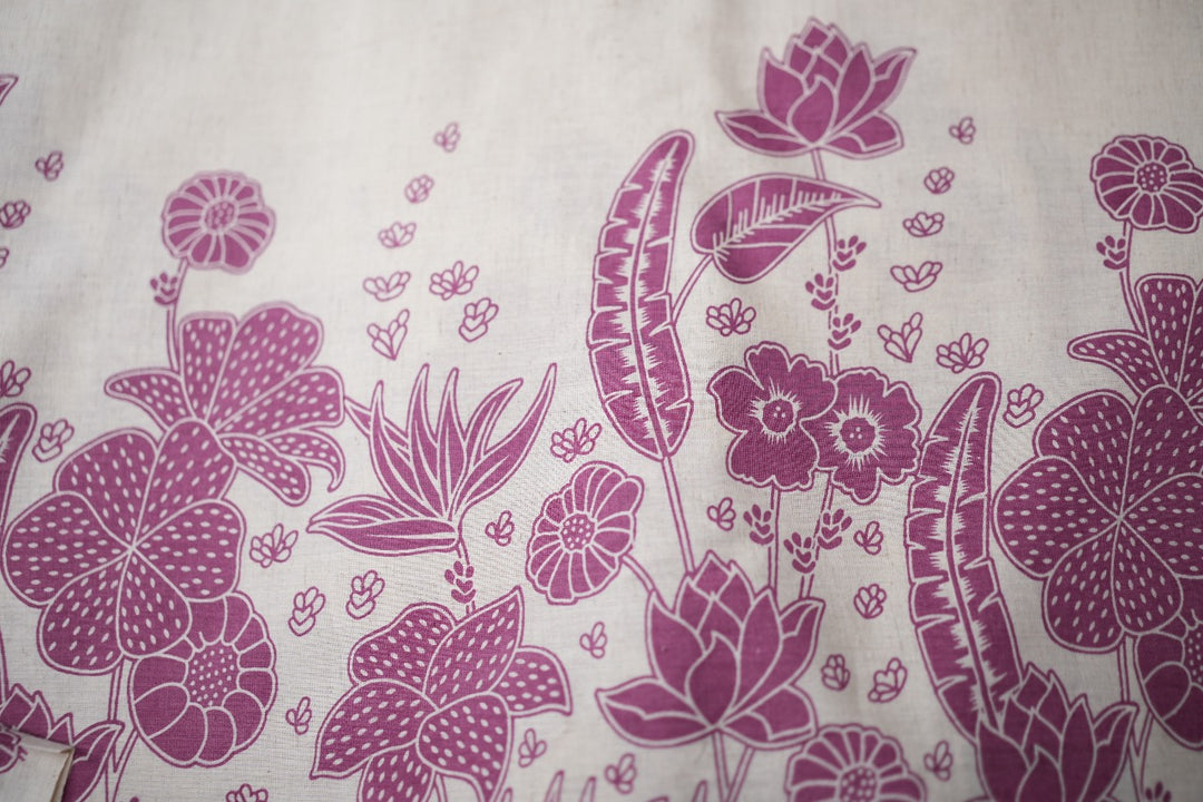 Flax Cotton Printed Materials TRF2367