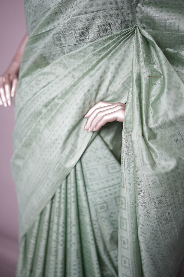 Semi-Tussar Saree TSA2434