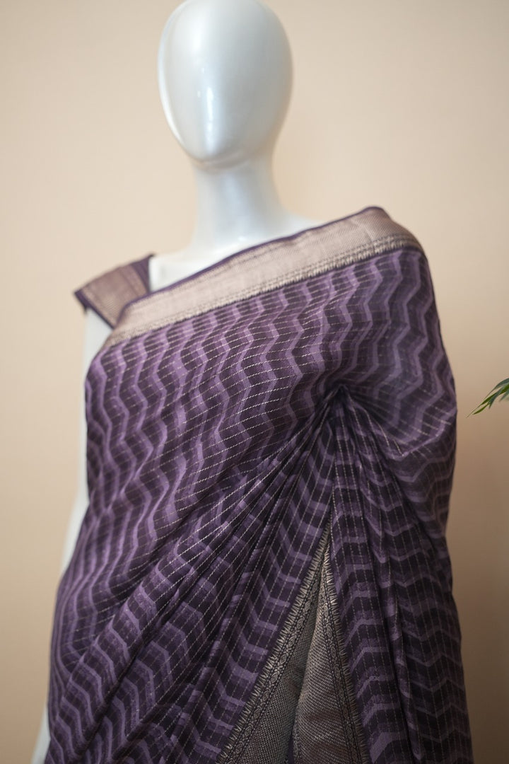 Chanderi Silk Saree TSA2492