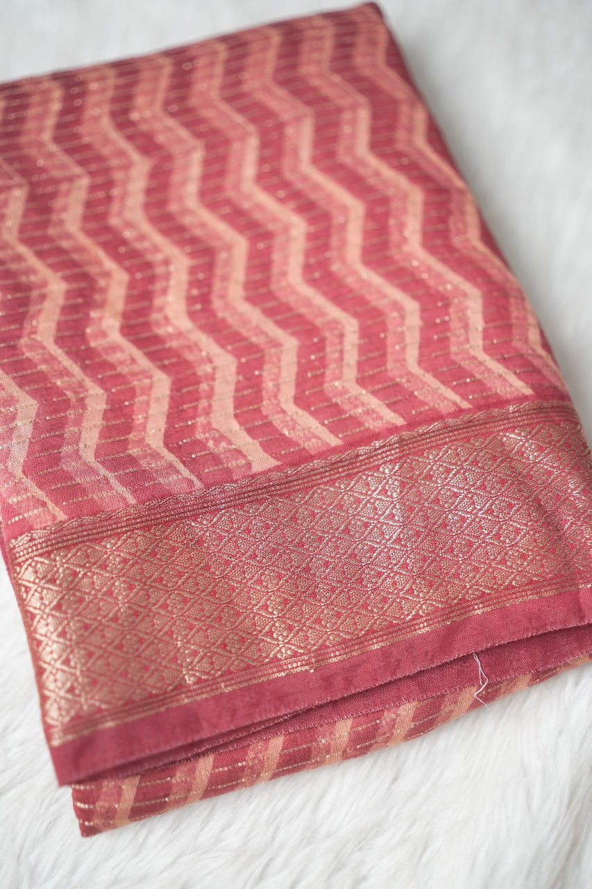Chanderi Silk Saree TSA2492
