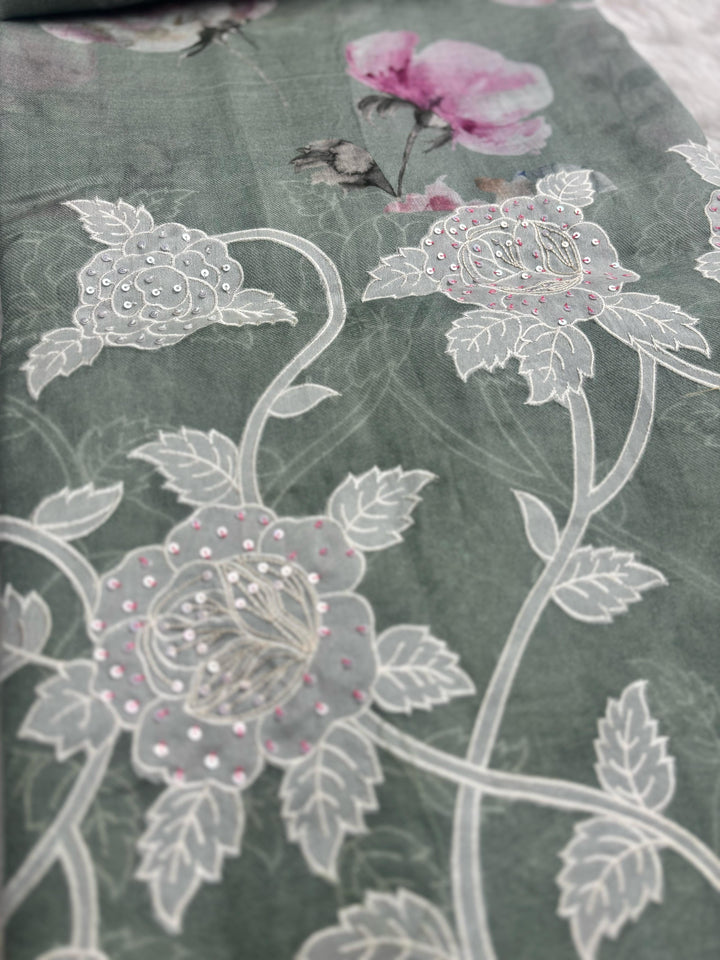Organza Saree TSA2521