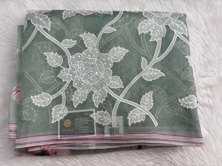 Organza Saree TSA2521