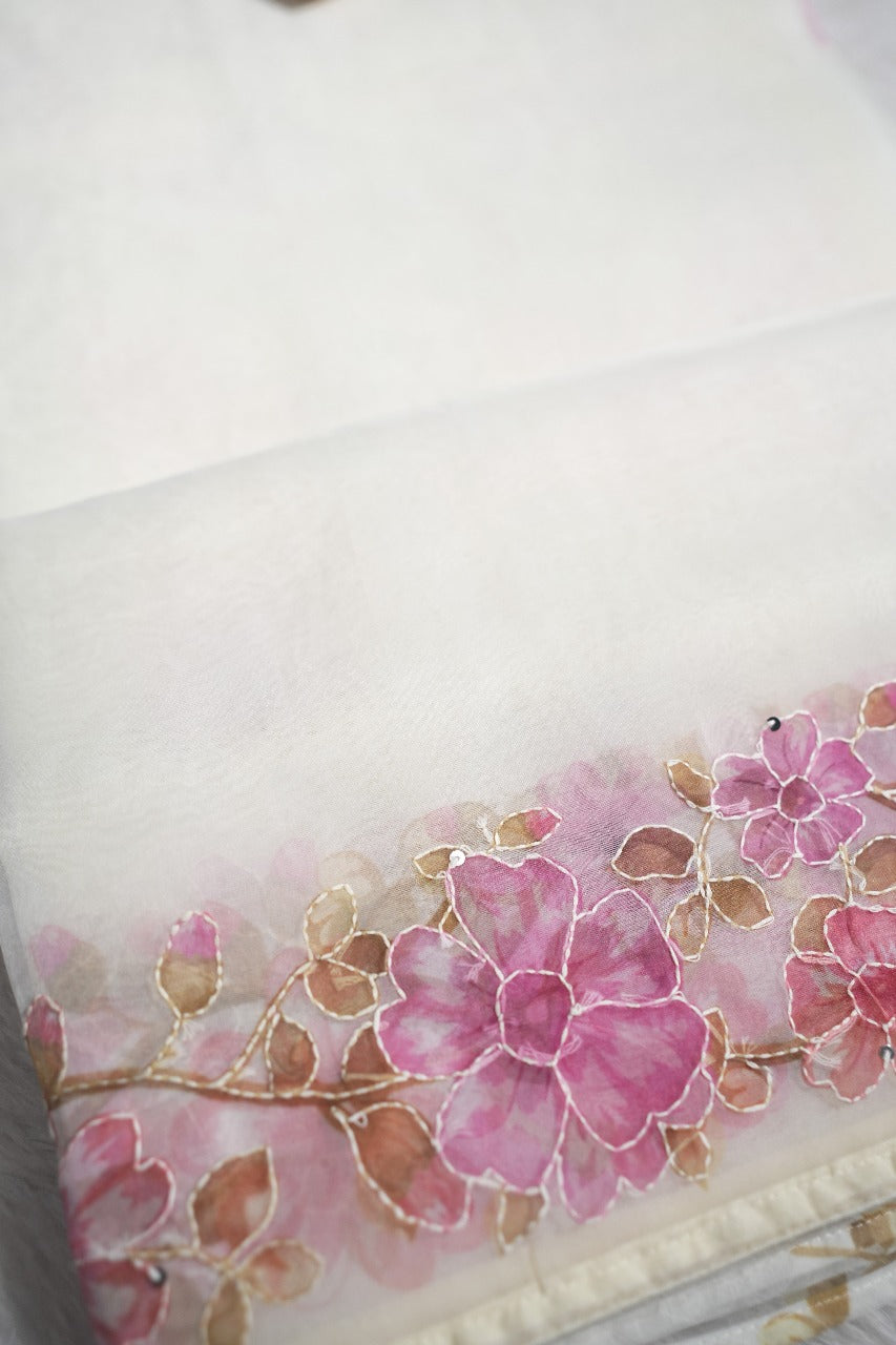 Organza Saree TSA304