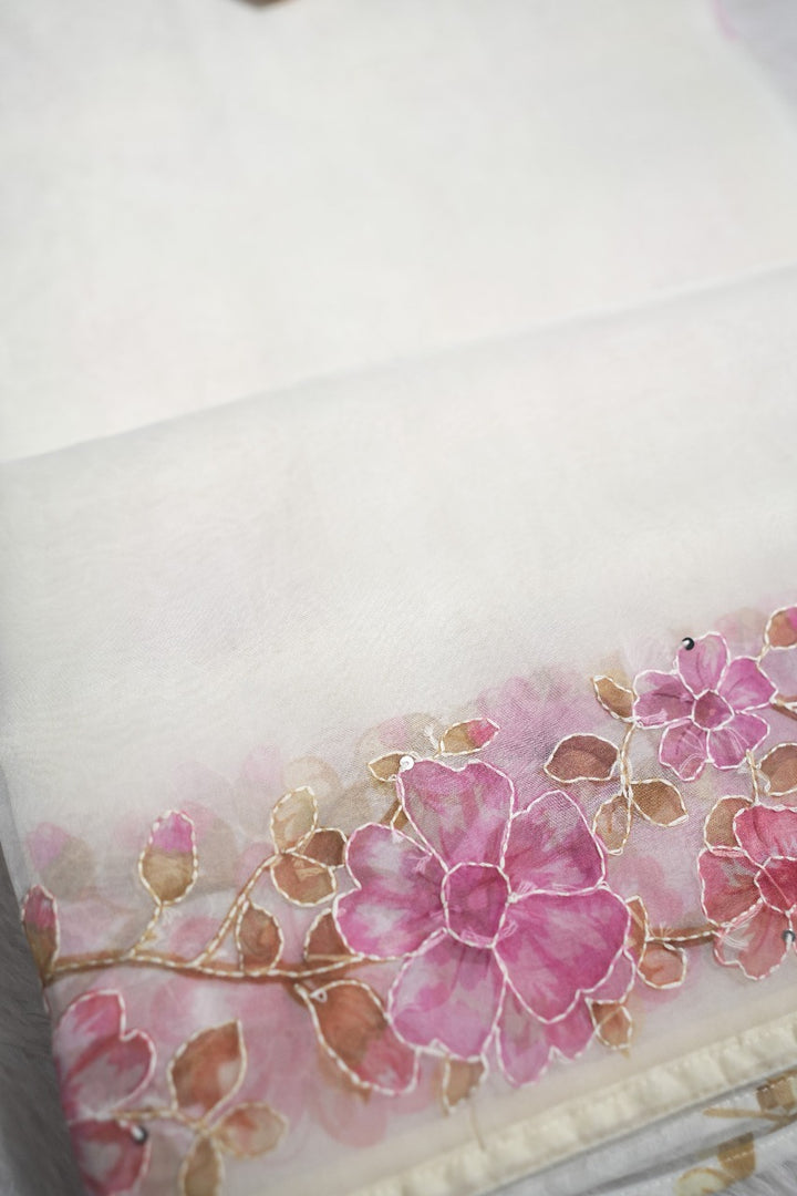 Organza Saree TSA304