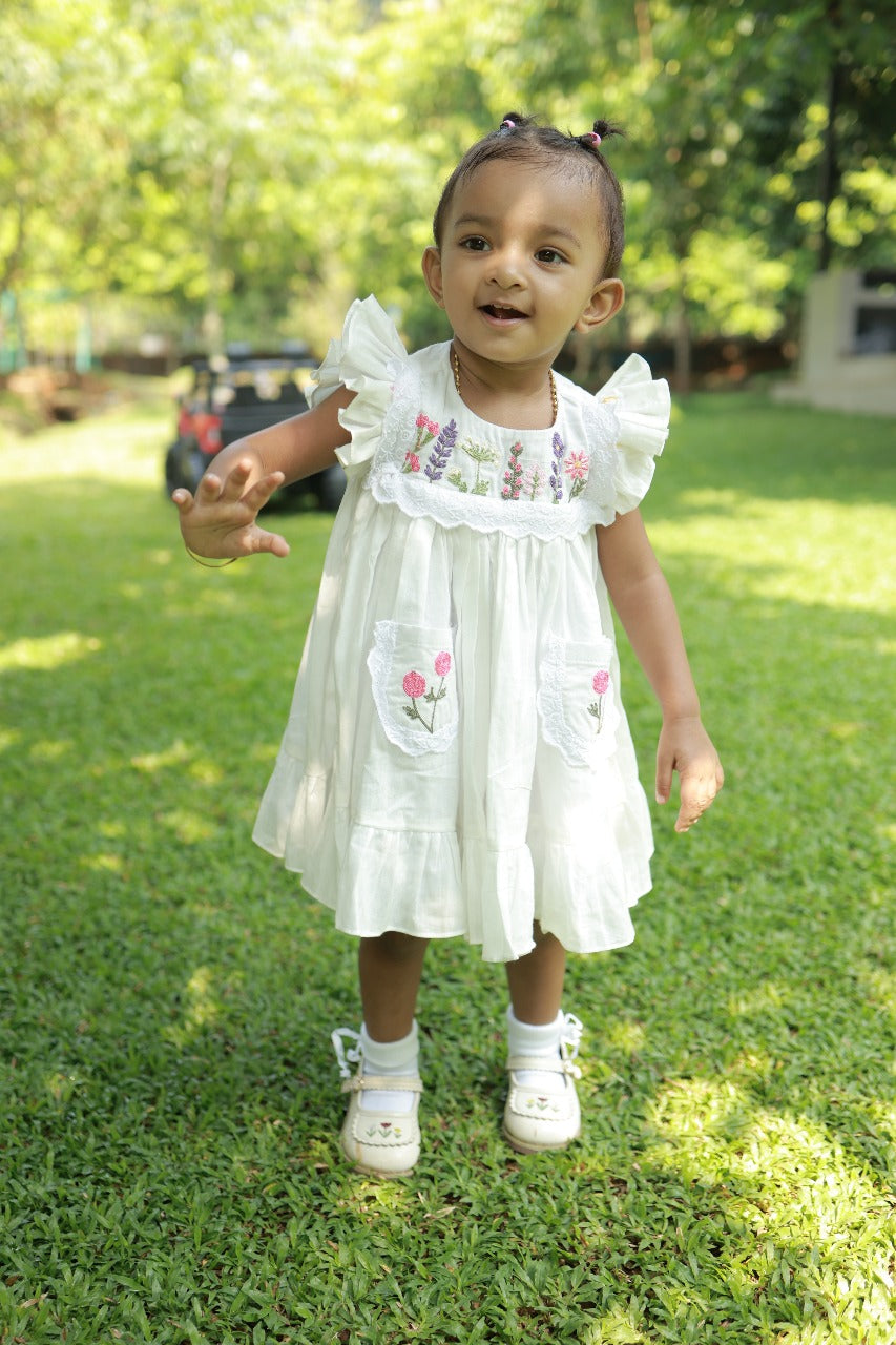 A-Line Embroidered Dress TB102