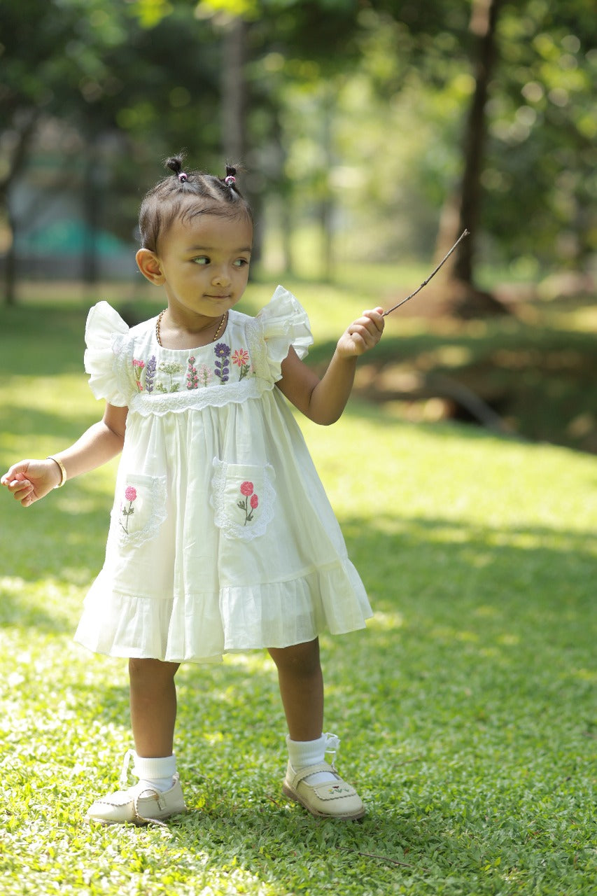 A-Line Embroidered Dress TB102