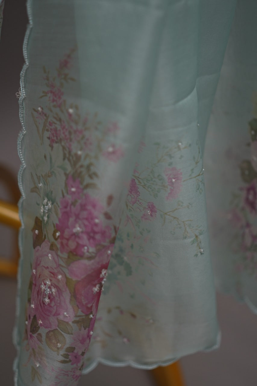 Organza Saree TSA2734