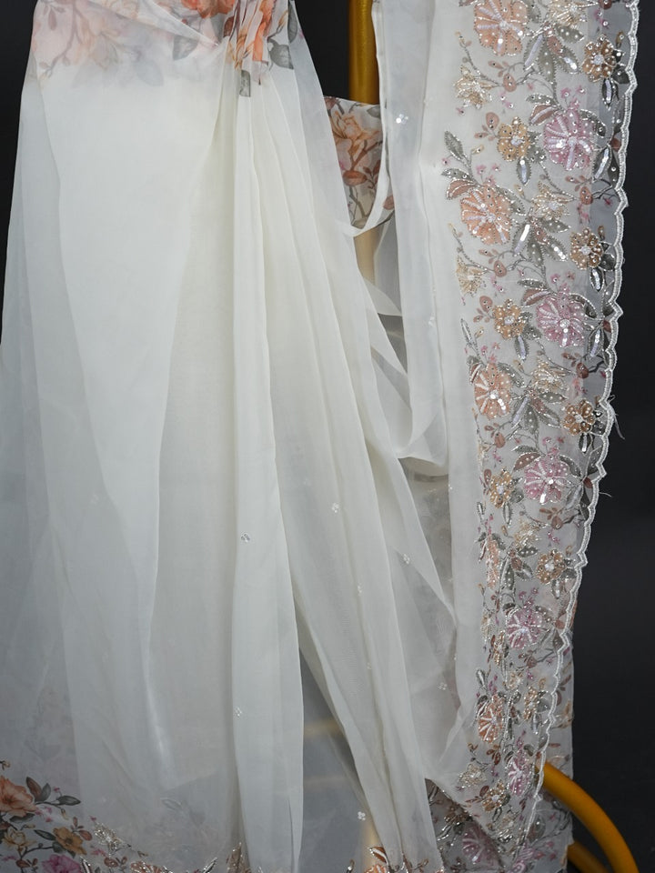 Organza Saree TSA2757