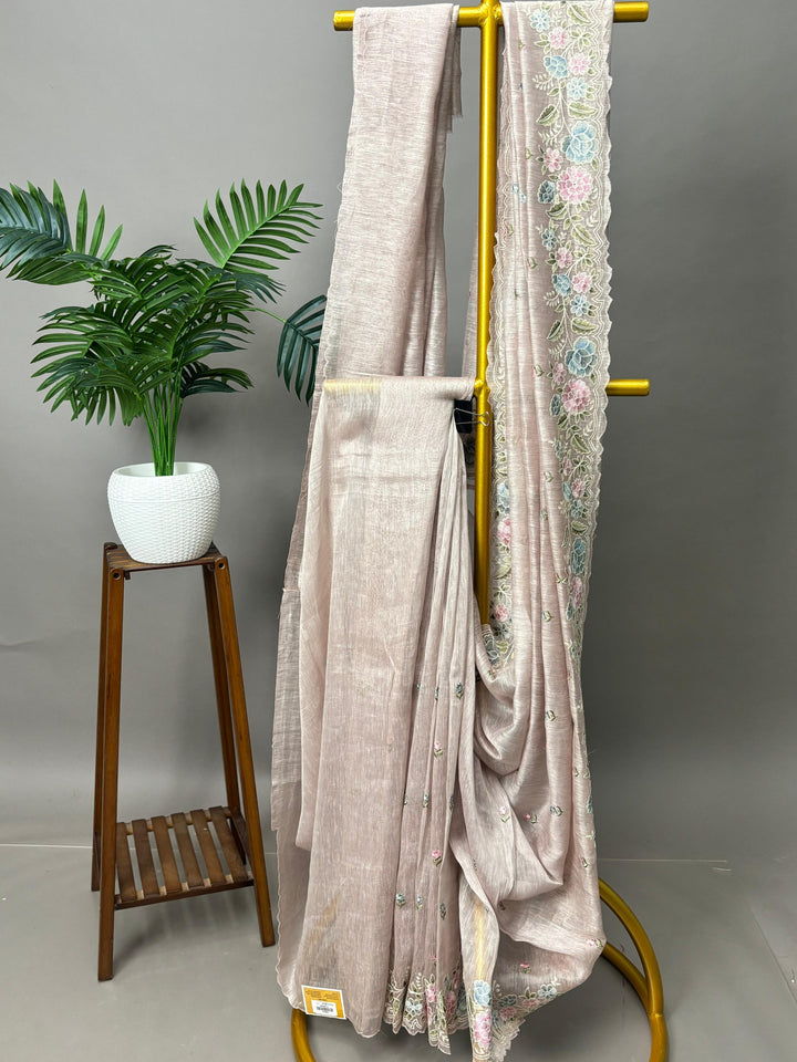 Linen Saree  TSA2778