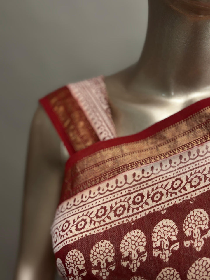 Cotton Saree TSA323