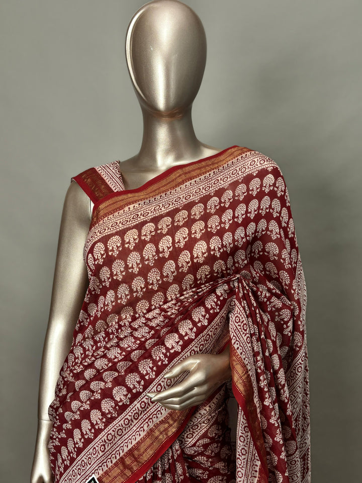 Cotton Saree TSA323