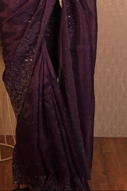 Organza Saree TSA325