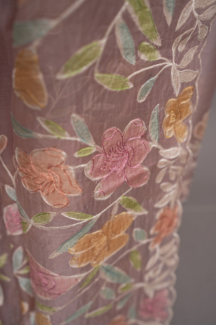 Applique work Saree TSA2812