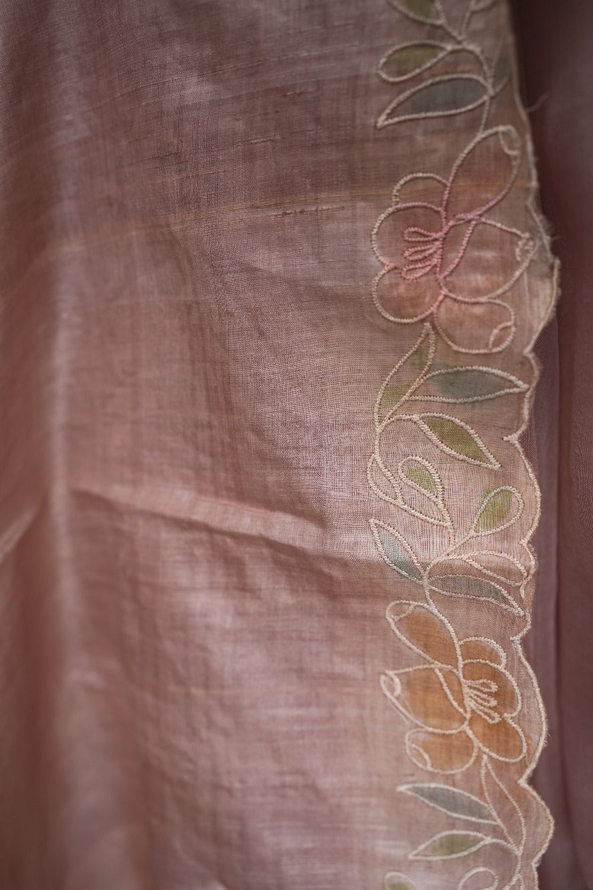 Applique work Saree TSA2812