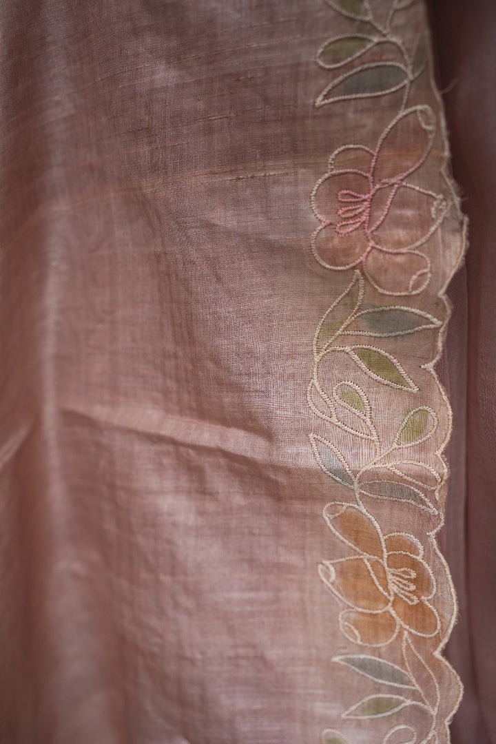 Applique work Saree TSA2812