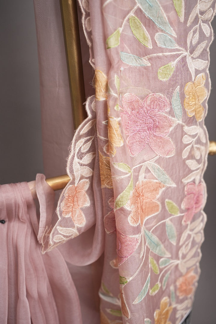 Applique work Saree TSA2812