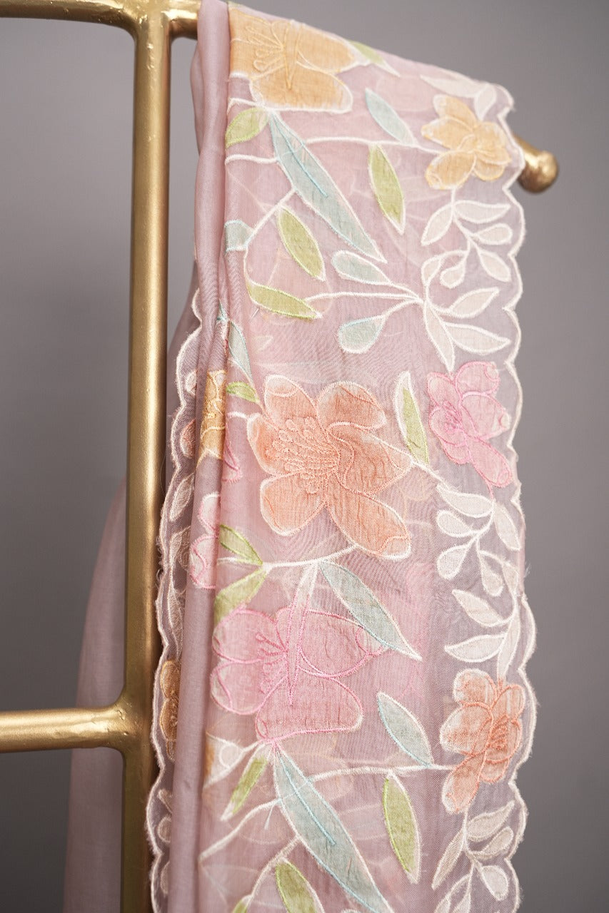 Applique work Saree TSA2812