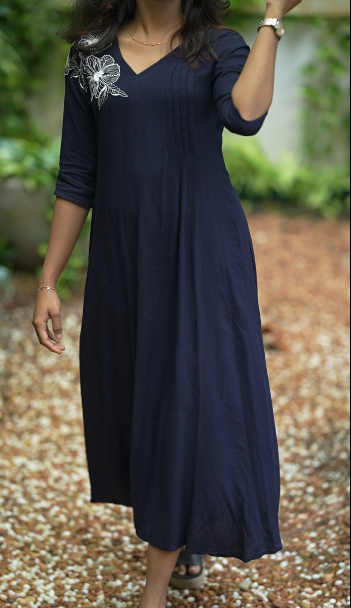Rayon A-line Kurta  TKT2506