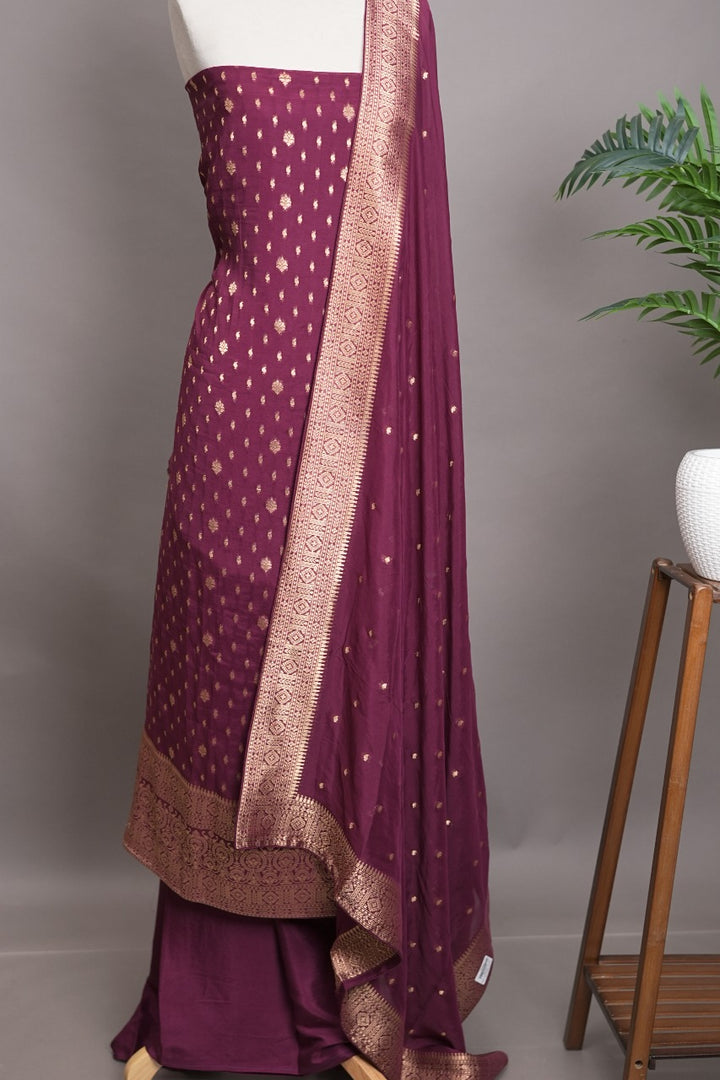 Banarasi Viscose Organza Salwar TSS2908