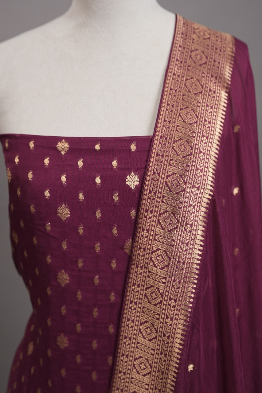 Banarasi Viscose Organza Salwar TSS2908